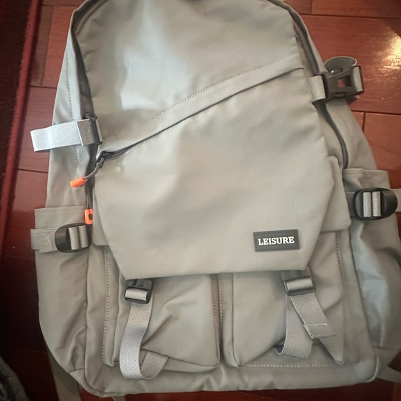 Gray Men's Backpack - Picture 6 of 14